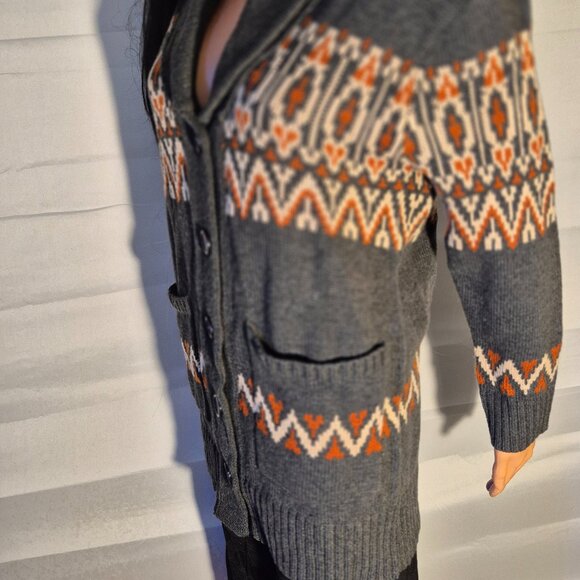 DOCKERS stylish Long sweater, button front, large pockets, Large NWT - Picture 7 of 16